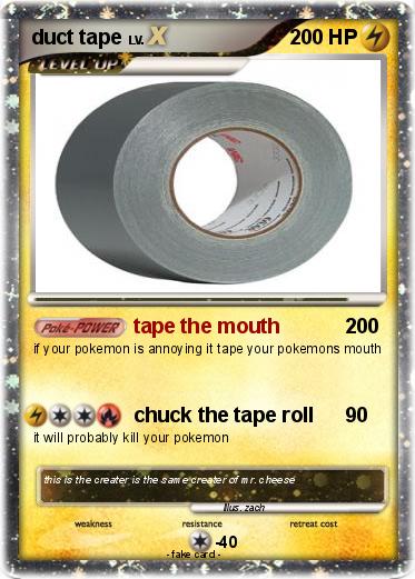 Pokemon duct tape