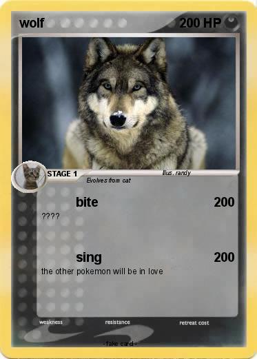 Pokemon wolf