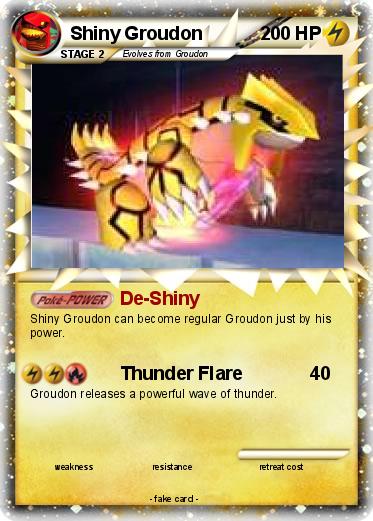 Pokemon Shiny Groudon