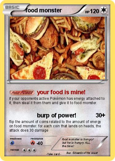 Pokemon food monster