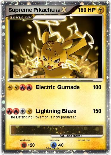 Pokemon Supreme Pikachu