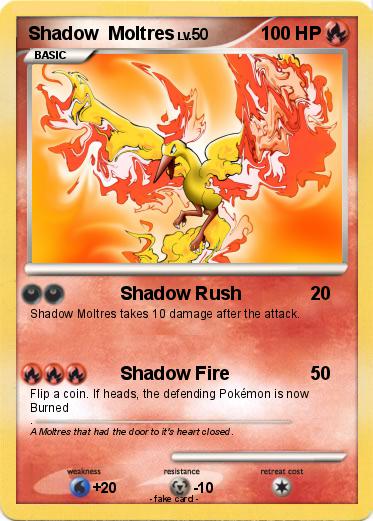 Pokemon Shadow  Moltres