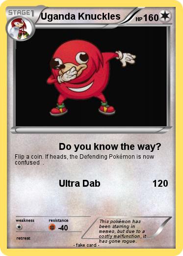 Pokemon Uganda Knuckles