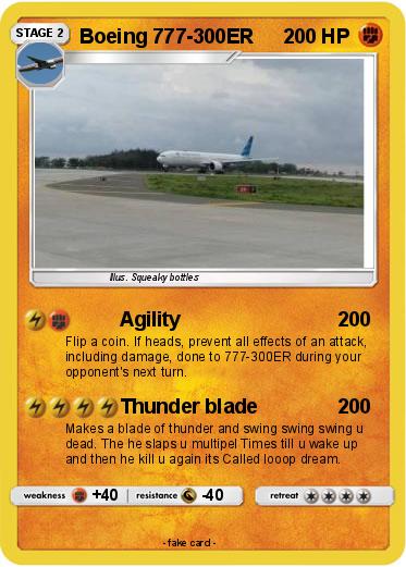 Pokemon Boeing 777-300ER