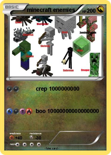 Pokemon minecraft enemies