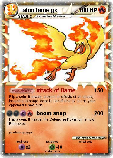 Pokemon talonflame gx
