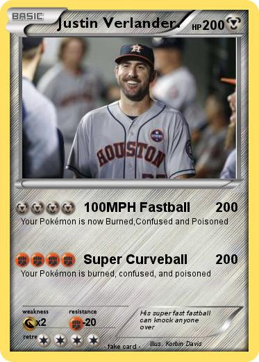 Pokemon Justin Verlander.