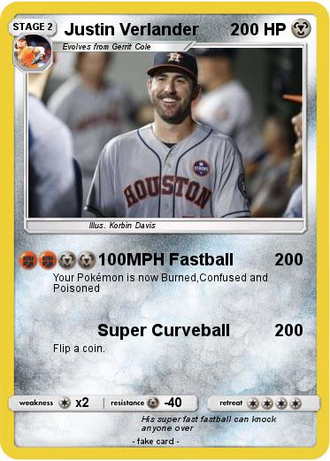 Pokemon Justin Verlander