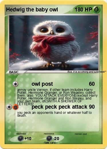 Pokemon Hedwig the baby owl