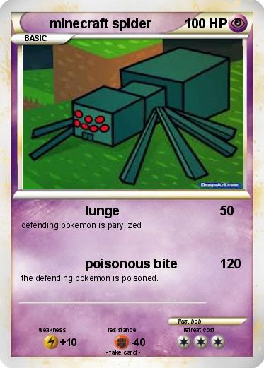 Pokemon minecraft spider