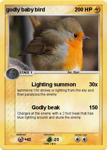 Pokemon godly baby bird
