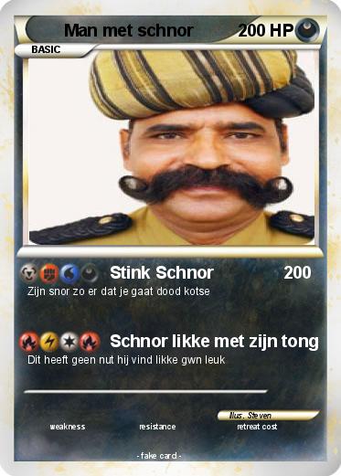 Pokemon Man met schnor