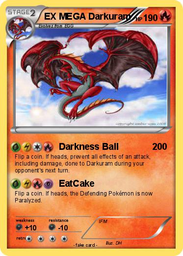 Pokemon EX MEGA Darkuram