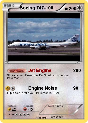 Pokemon Boeing 747-100