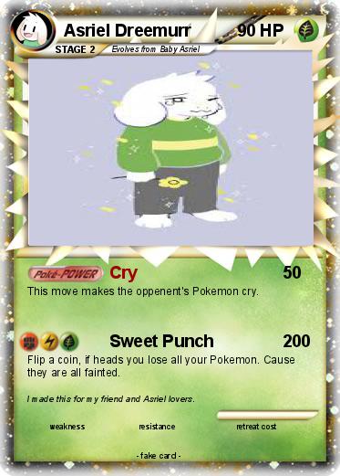 Pokemon Asriel Dreemurr