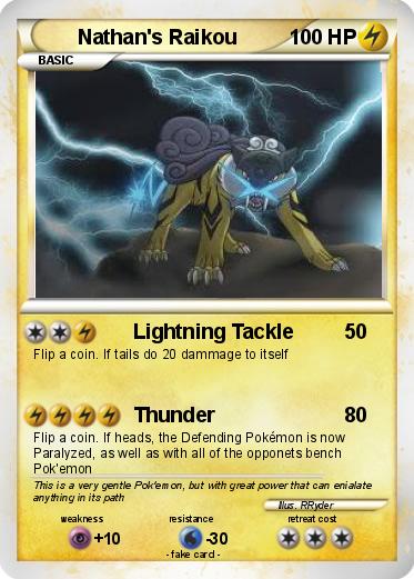 Pokemon Nathan's Raikou