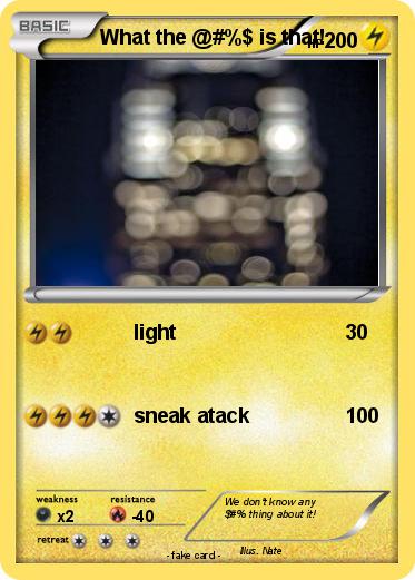 Pokemon What the @#%$ is that!