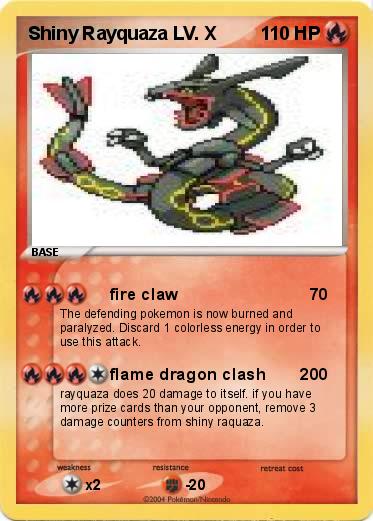 Pokemon Shiny Rayquaza LV. X