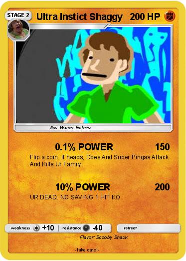Pokemon Ultra Instict Shaggy