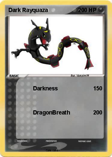 Pokemon Dark Rayquaza