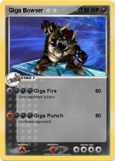Pokemon Giga Bowser