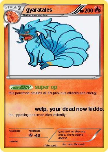 Pokemon gyaratales