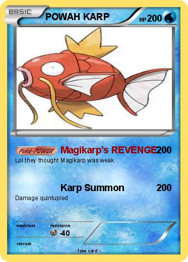 Pokemon POWAH KARP