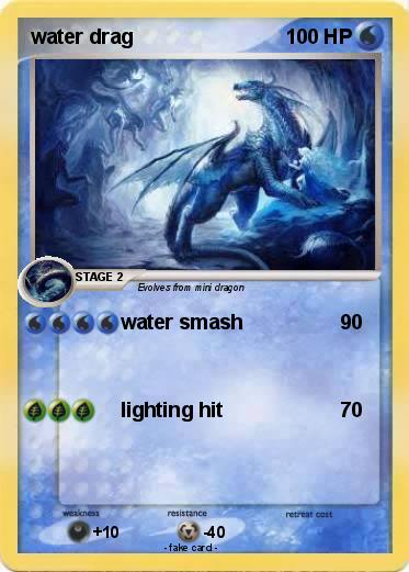 Pokemon water drag