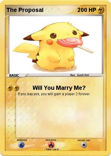 Pokemon The Proposal