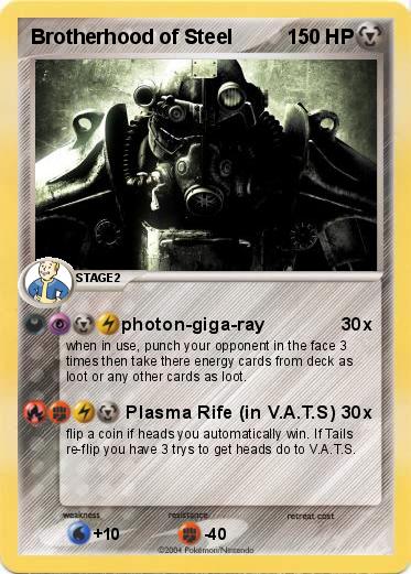 Pokemon Brotherhood of Steel