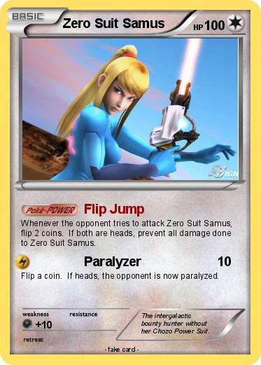Pokemon Zero Suit Samus