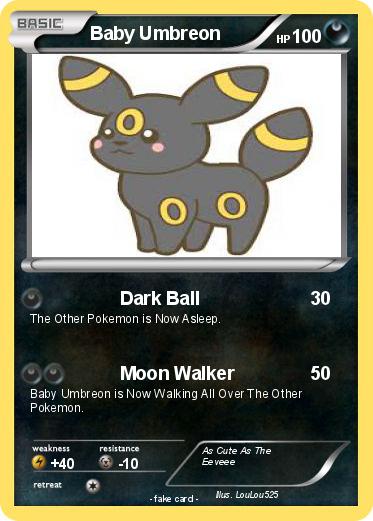 Pokemon Baby Umbreon