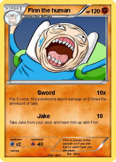 Pokemon Finn the human