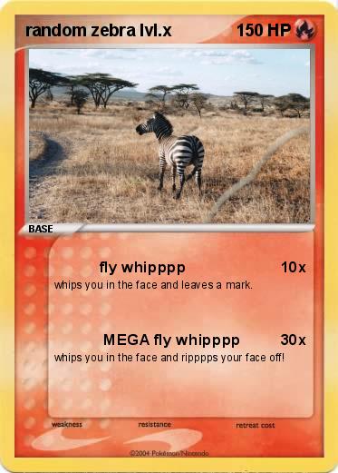Pokemon random zebra lvl.x
