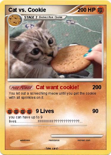 Pokemon Cat vs. Cookie