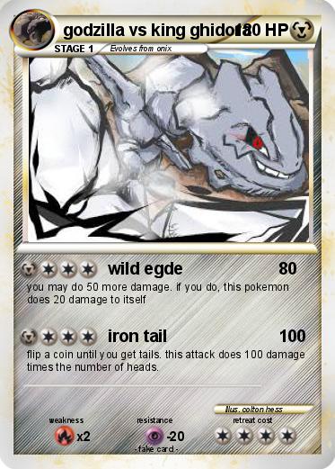 Pokemon godzilla vs king ghidora
