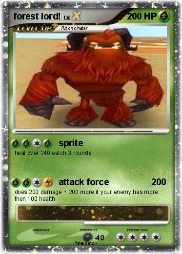 Pokemon forest lord!