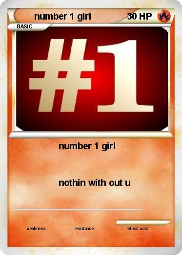 Pokemon number 1 girl