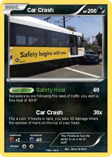 Pokemon Car Crash