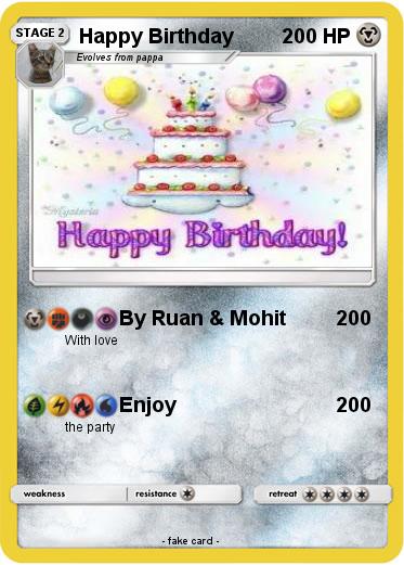 Pokemon Happy Birthday