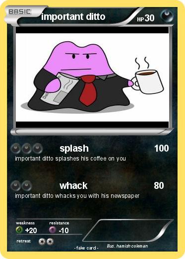 Pokemon important ditto