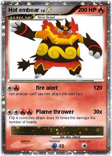 Pokemon Hot emboar