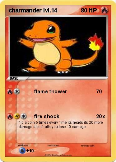 Pokemon charmander lvl.14