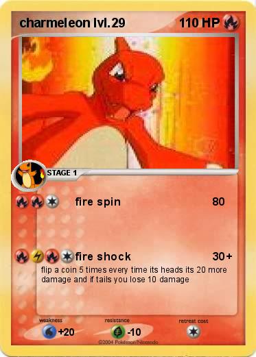 Pokemon charmeleon lvl.29