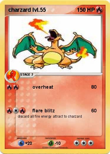 Pokemon charzard lvl.55