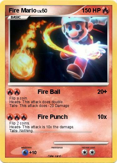 Pokemon Fire Mario