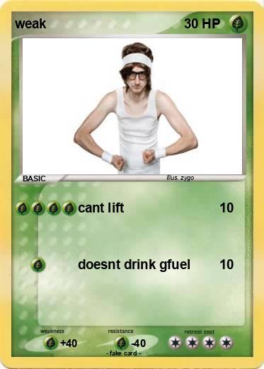 Pokemon weak