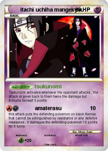 Pokemon itachi uchiha mangekyou