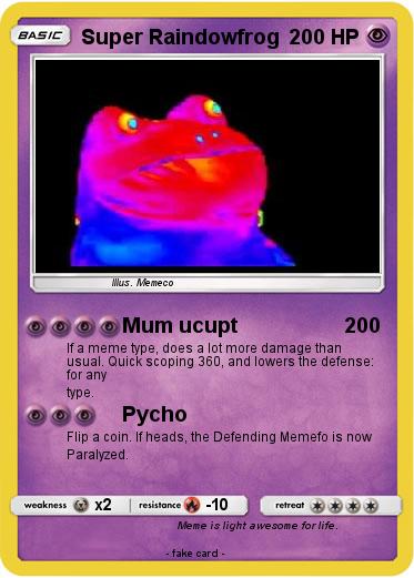 Pokemon Super Raindowfrog
