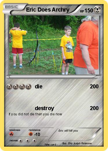Pokemon Eric Does Archry